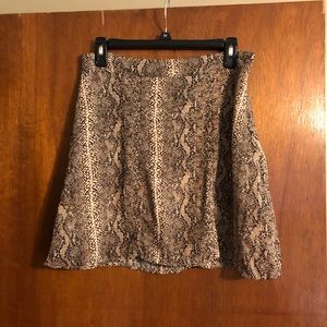 Animal Print Skort Size Large